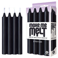 Make Me Melt Drip Candles - Black - Jet Black Drip Candles - 4 Pack - Just for you desires