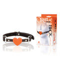 The 9's Orange Is The New Black, Heart Gag - Black/Orange Mouth Restraint - Just for you desires