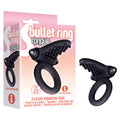 S-Bullet Ring - Tongue - Black Vibrating Cock Ring - Just for you desires