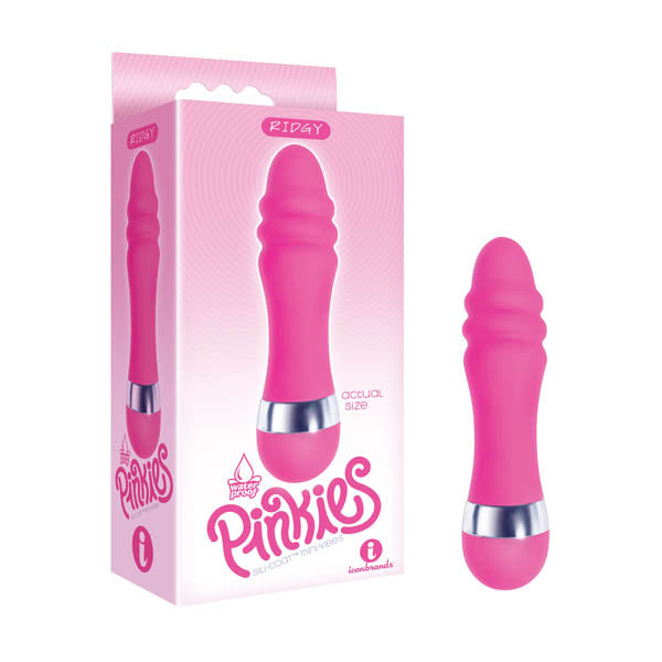 The 9's Pinkies, Ridgy - Pink 11.4 cm (4.5'') Vibrator - Just for you desires