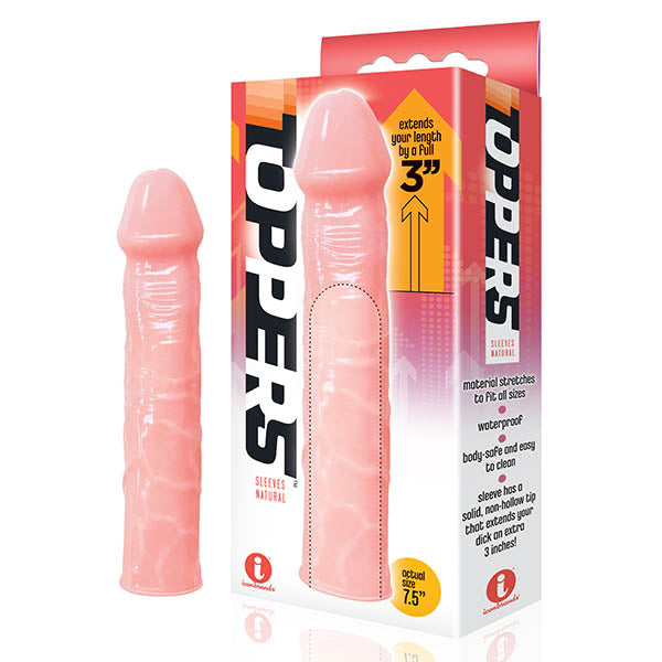 The 9's Toppers - Flesh 7.6 cm (3'') Penis Extension Sleeve - Just for you desires