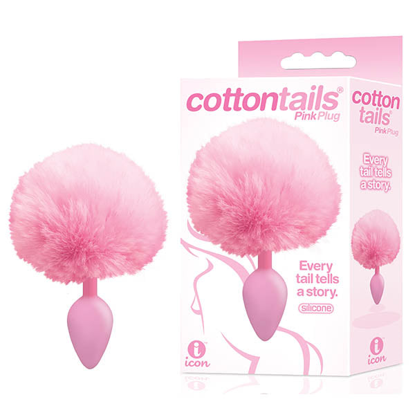 The 9's Cottontails - Pink Butt Plug with Bunny Tail - Just for you desires