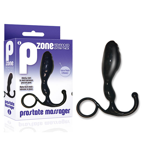 The 9's P- Zone Advanced - Black Prostate Massager - Just for you desires