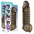 The 9's Toppers Open Ended - Smoke Penis Extension Sleeve - Just for you desires