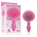 The 9's Cottontails, Ribbed Pink - Pink Butt Plug with Bunny Tail - Just for you desires