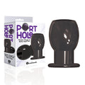 The 9's Port Hole, Hollow Butt Plug - Black Hollow Butt Plug - Just for you desires