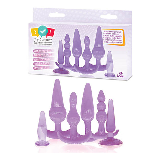 Try-Curious Anal Plug Kit - Just for you desires