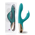 Maia Skyler - Green 21.6 cm USB Rechargeable Bendable Rabbit Vibrator - Just for you desires