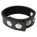 KinkLab 5-Snap Neoprene Cock Ring - Black Adjustable Cock Ring - Just for you desires