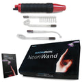KinkLab Neon Wand Electrosex Kit - Red E-Stim Kit - 5 Piece Set - Just for you desires
