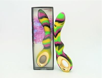Colourful Camo Magic Vibrator Green - Just for you desires