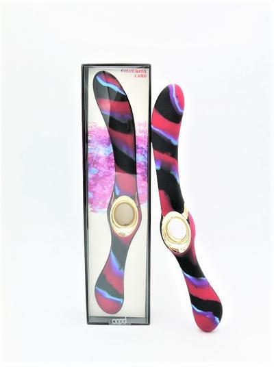 Colourful Camo Entice Vibrator Blue - Just for you desires