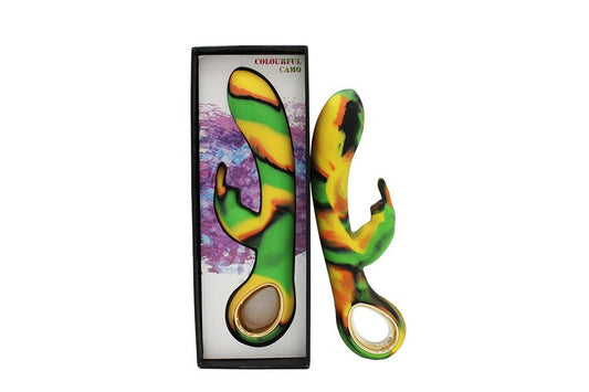 Colourful Camo Dini Vibrator Green (Heating) - Just for you desires