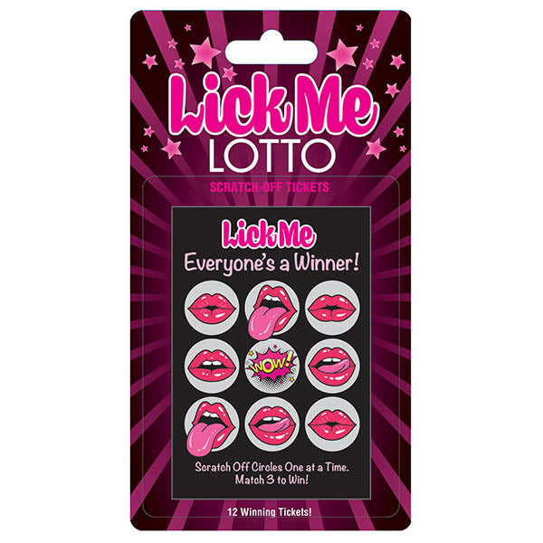 Lick Me Lotto - Naughty Scratcher - Just for you desires