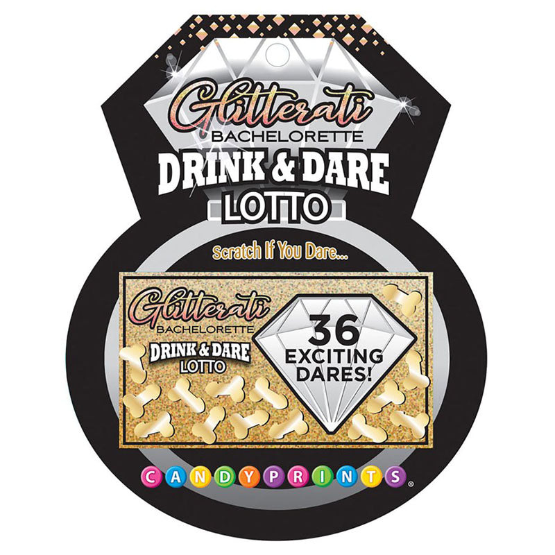 Glitterati - Drink And Dare Lotto - Hens Party Lotto Game - Just for you desires