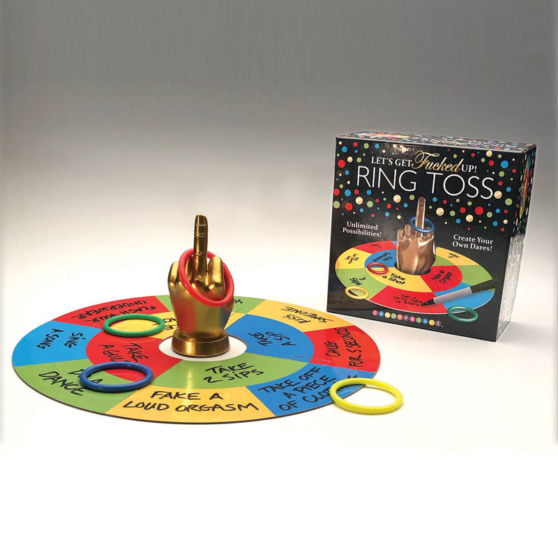 Lets Get Fucked Up Ring Toss - Adult Party Game - Just for you desires