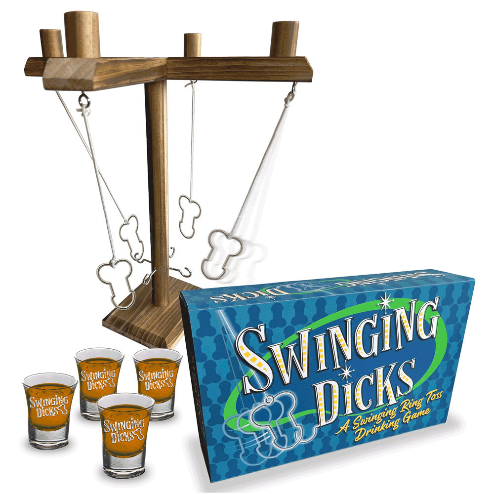 Swinging Dicks - Swinging Ring Toss Drinking Game - Just for you desires