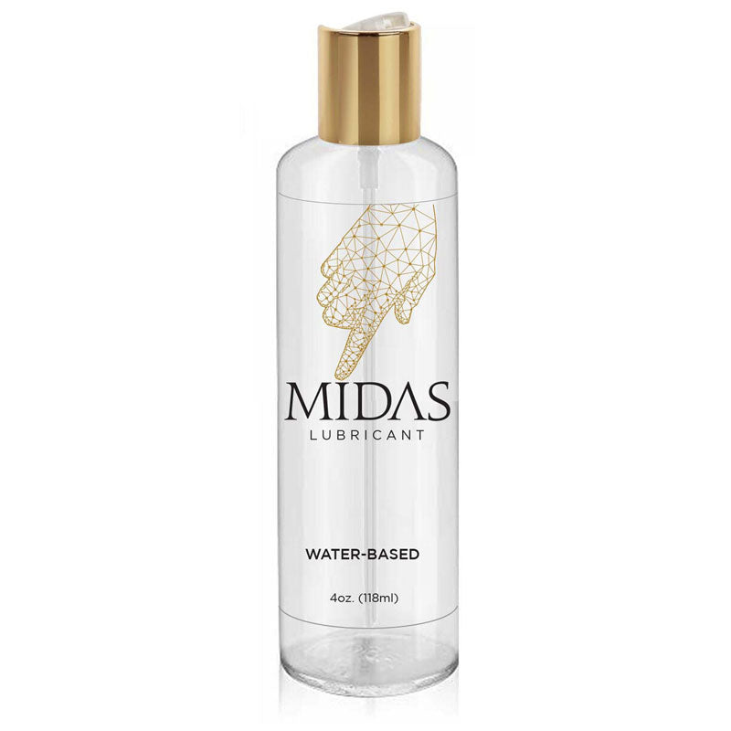 Midas Water Based Lube - Water Based Lubricant - 118 ml Bottle - Just for you desires