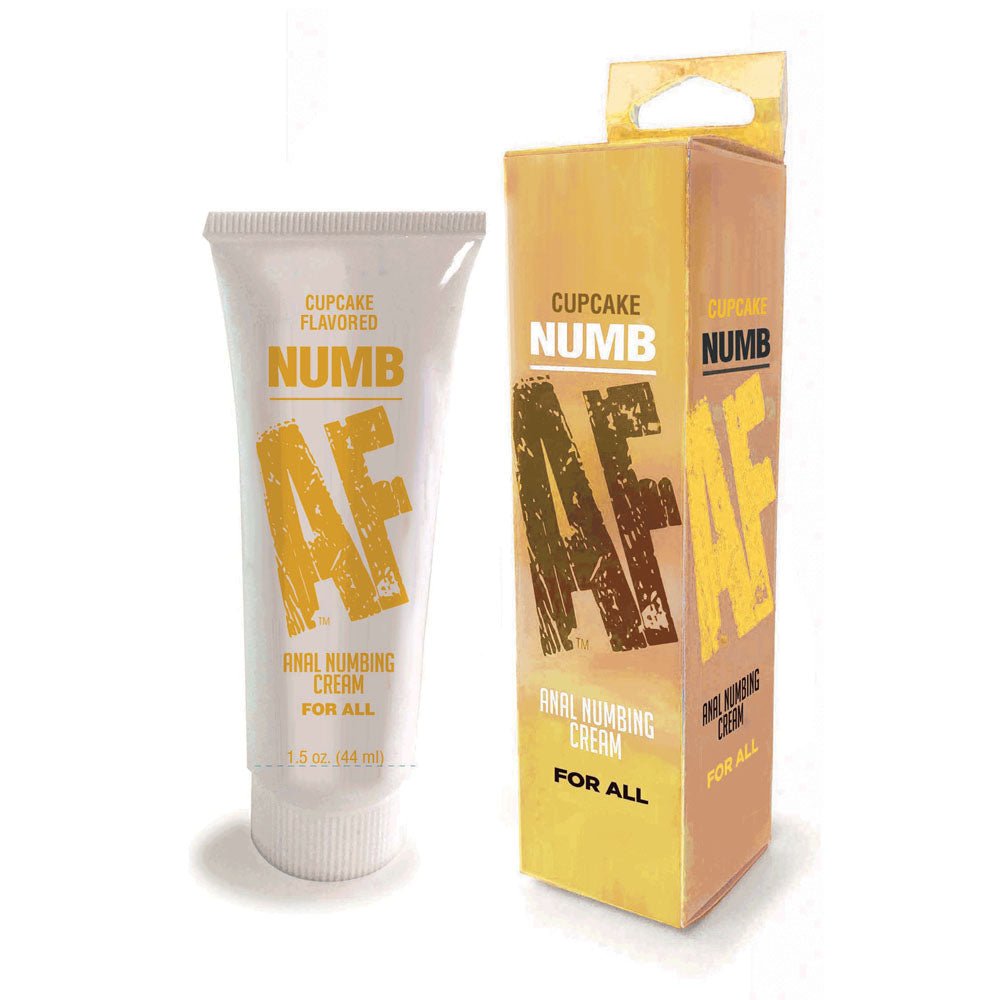 Numb AF - Cupcake - Cupcake Flavoured Anal Numbing Cream - 44 ml Tube - Just for you desires