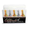 Glitterati - Penis Party Candles - Novelty Candles - 5 Pack - Just for you desires