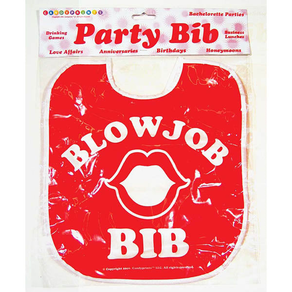 Blow Job Bib - Novelty Item - Just for you desires