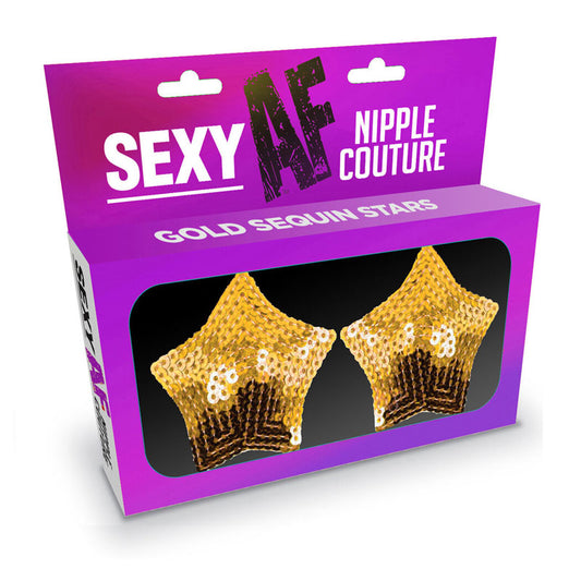 Sexy AF - Nipple Couture Gold Stars - Just for you desires