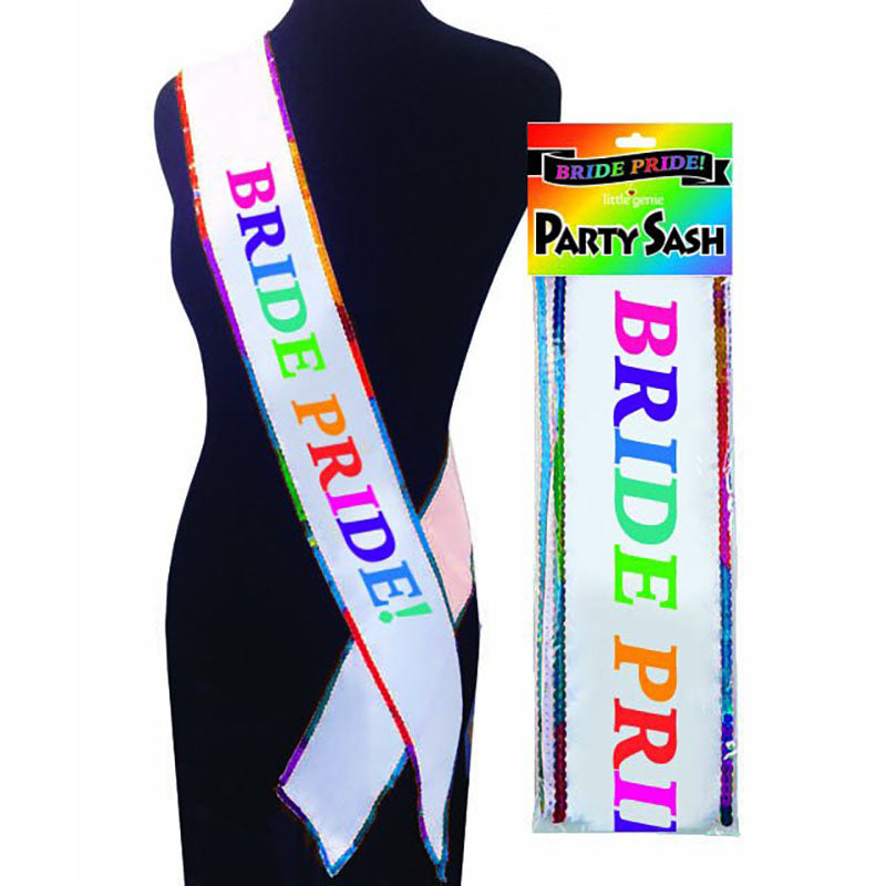 Bride Pride Sash - Hens Party Novelty - Just for you desires