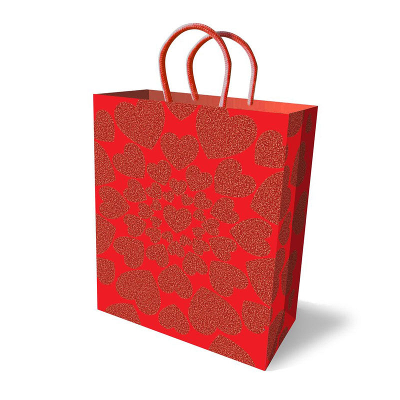 Gift Bag - Glitter Hearts - Just for you desires