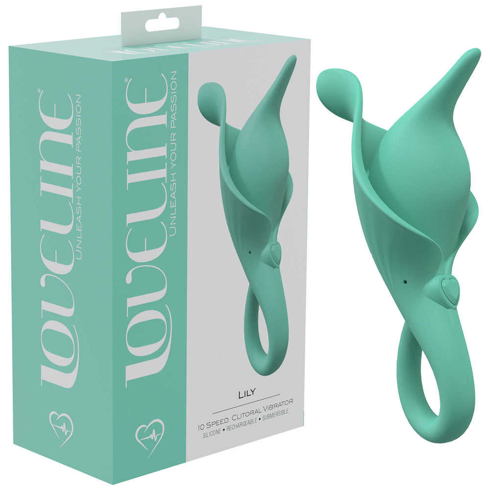 LOVELINE Lily - Green - Green USB Rechargeable Stimulator - Just for you desires