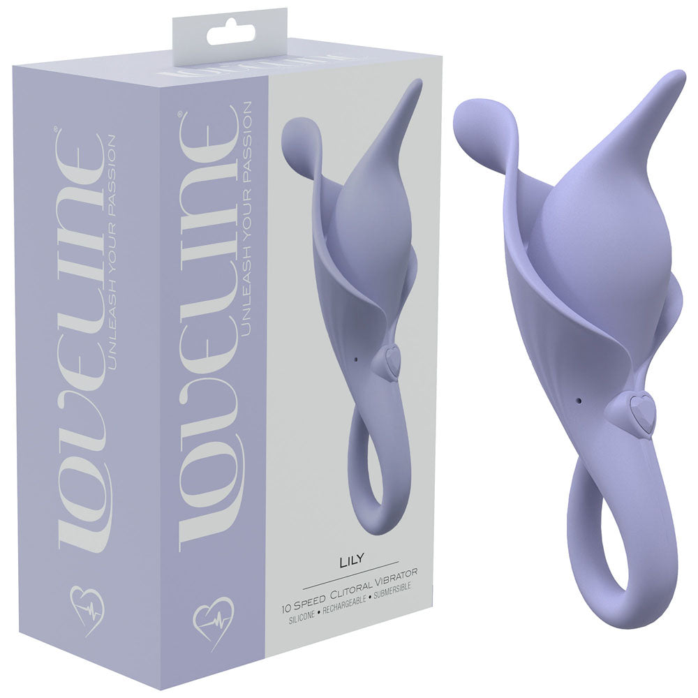 LOVELINE Lily - Lavender - Lavender USB Rechargeable Stimulator - Just for you desires