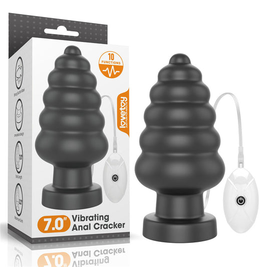 King Sized 7'' Vibrating Anal Cracker - Just for you desires