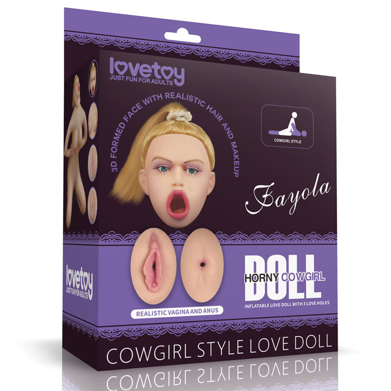 Fayola Horny Cowgirl Doll - Inflatable Love Doll - Just for you desires
