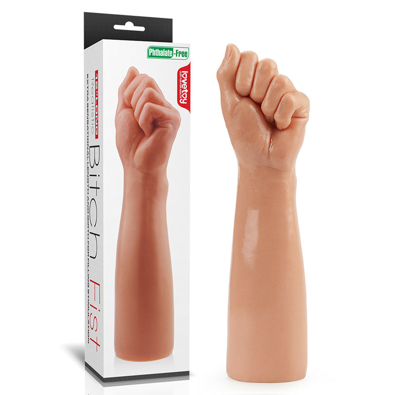 King Sized 12'' Realistic Bitch Fist - Flesh 30.5 cm Fist Dildo - Just for you desires