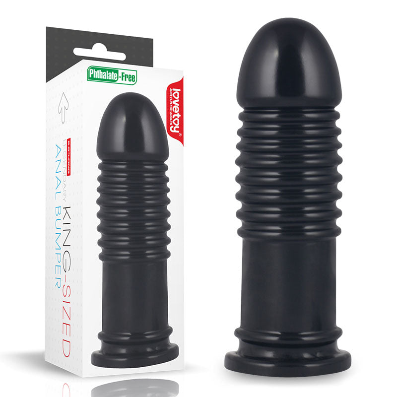 King Sized 8'' Anal Bumper - Black 22.5 cm Mega Butt Plug - Just for you desires