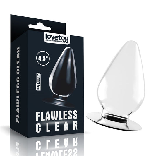 Flawless Clear Anal Plug 4.5'' - Just for you desires