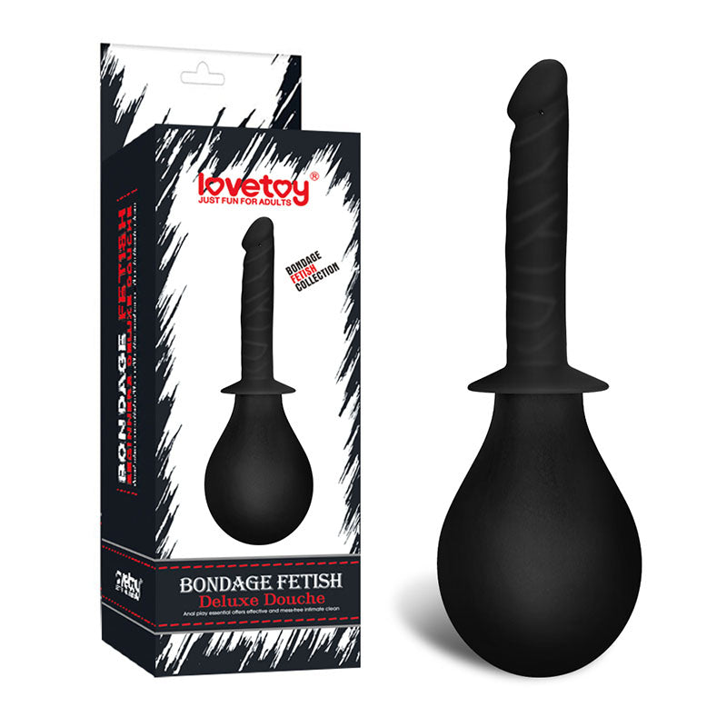 Bondage Fetish Deluxe Douche - Black Unisex Douche - Just for you desires