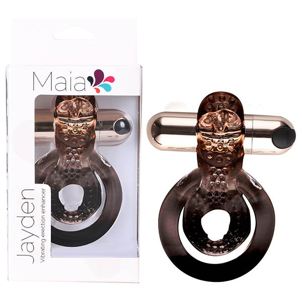 Maia Jayden - Rose Gold USB Rechargeable Vibrating Cock & Ball Rings - Just for you desires