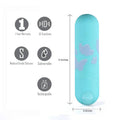 Maia Julia - Teal 7.6 cm USB Rechargeable Bullet - Just for you desires