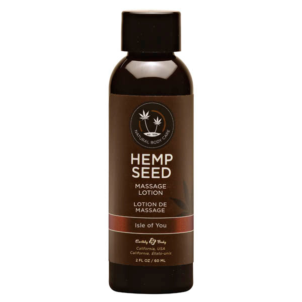 Hemp Seed Massage Lotion - Dreamsicle (Tangerine & Plum) Scented - 59 ml Bottle - Just for you desires
