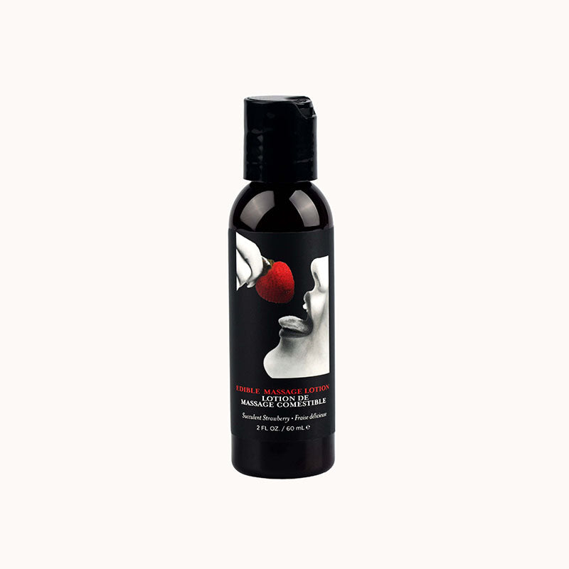 EB Edible Massage Lotion - Strawberry - Strawberry Flavoured Massage Lotion - 60 ml - Just for you desires