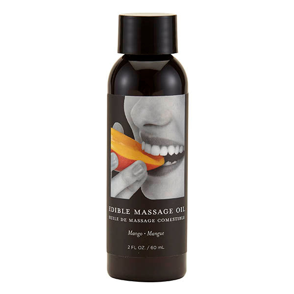 Edible Massage Oil - Mango Flavoured - 59 ml Bottle - Just for you desires