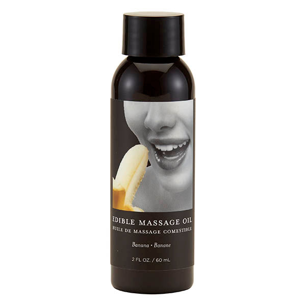 Edible Massage Oil - Banana Flavoured - 59 ml Bottle - Just for you desires
