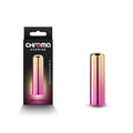 Chroma Sunrise - Small - Metallic Pink/Gold 6.8 cm USB Rechargeable Bullet - Just for you desires