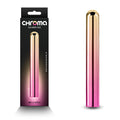 Chroma Sunrise - Large - Metallic Pink/Gold 13.8 cm USB Rechargeable Vibrator - Just for you desires