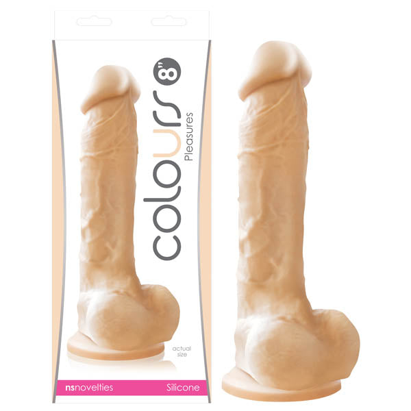 Colours - Pleasures - Flesh 20.3 cm (8'') Dong - Just for you desires