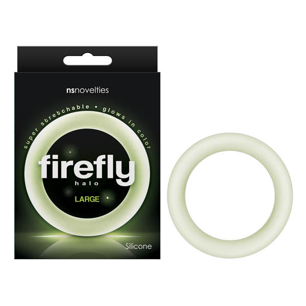 Firefly Halo - Glow In Dark Clear Large 60 mm Cock Ring - Just for you desires