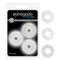Renegade - Dyno Rings - Clear Cock Rings - Set of 3 - Just for you desires