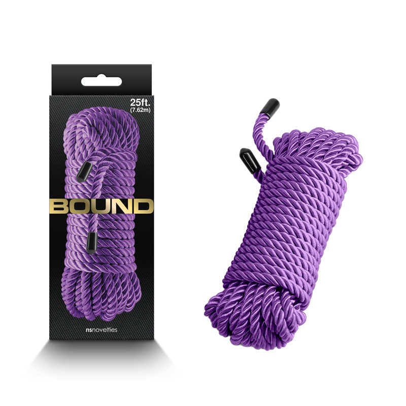 Bound Rope - Purple - Purple Bondage Rope - 7.6 metre length - Just for you desires