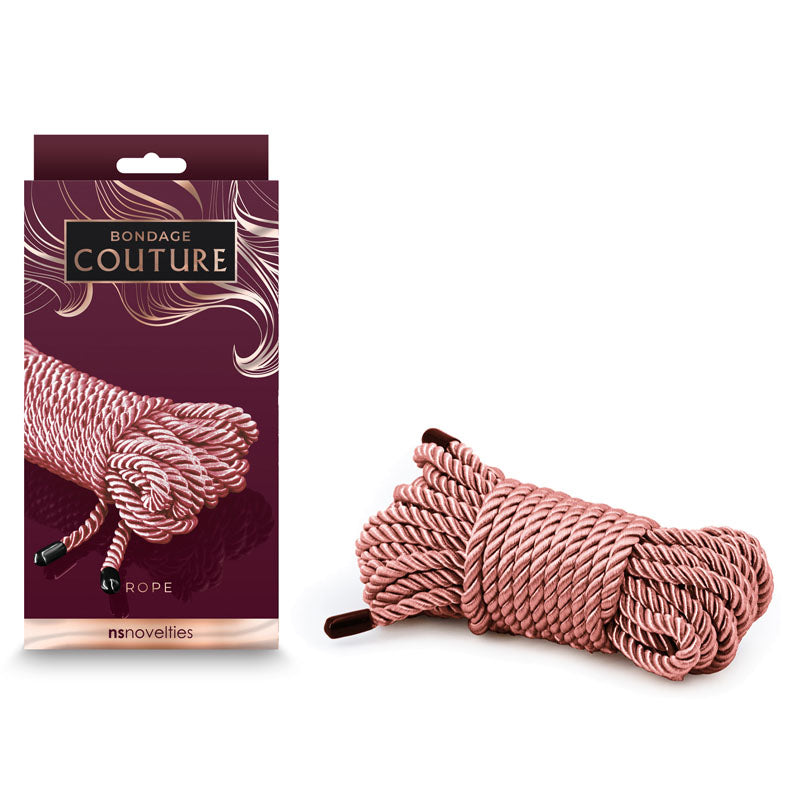 Bondage Couture Rope - Rose Gold - Rose Gold Bondage Rope - 7.6 metre - Just for you desires