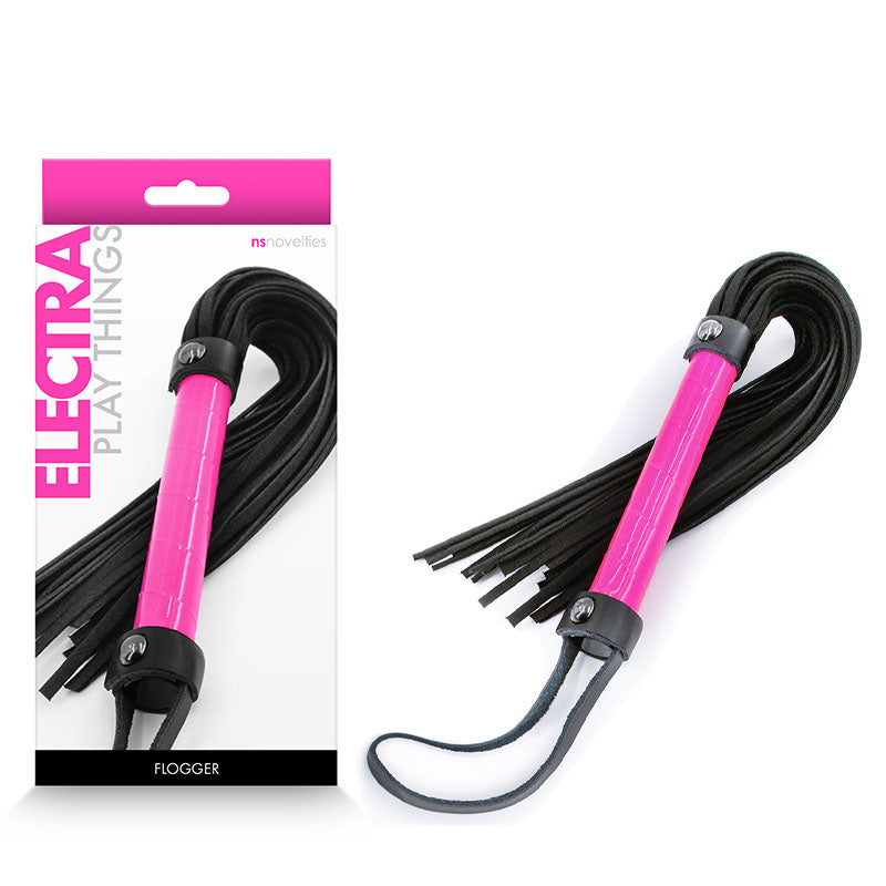Electra Flogger - Pink - Pink Flogger Whip - Just for you desires